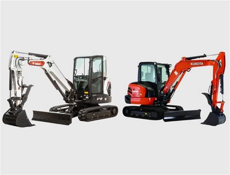 kubota vs. bobcat mini excavator|bobcat e42 vs kubota kx040.